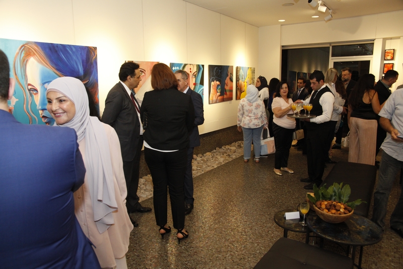 Opening of Nina Taher's Solo Exhibition 'Woman'